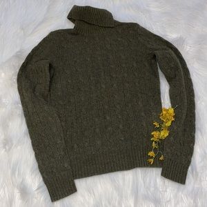 Ralph Lauren Black Label Cashmere Cable Sweater